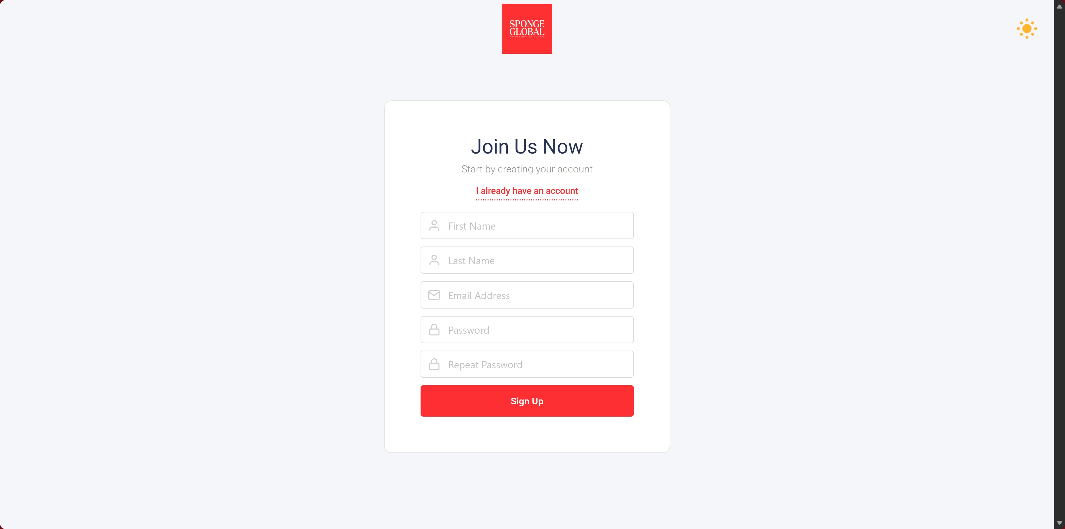 Sponge Global LMS — assessment and quiz interface